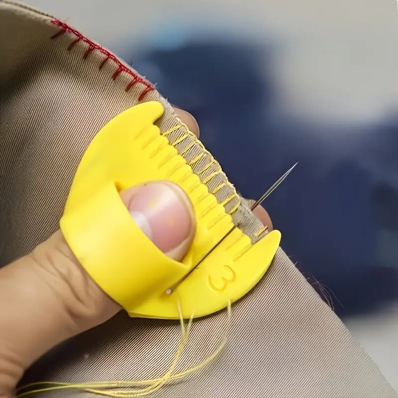 4pcs Simple Sewing Tools- Durable Plastic Edge Locking and Weaving Tools, Suitable for Beginners and Seniors, with Spacing of 4mm and 3mm, Perfect Hand Sewing Project Accessories| Ergonomic Design| Smooth Surface