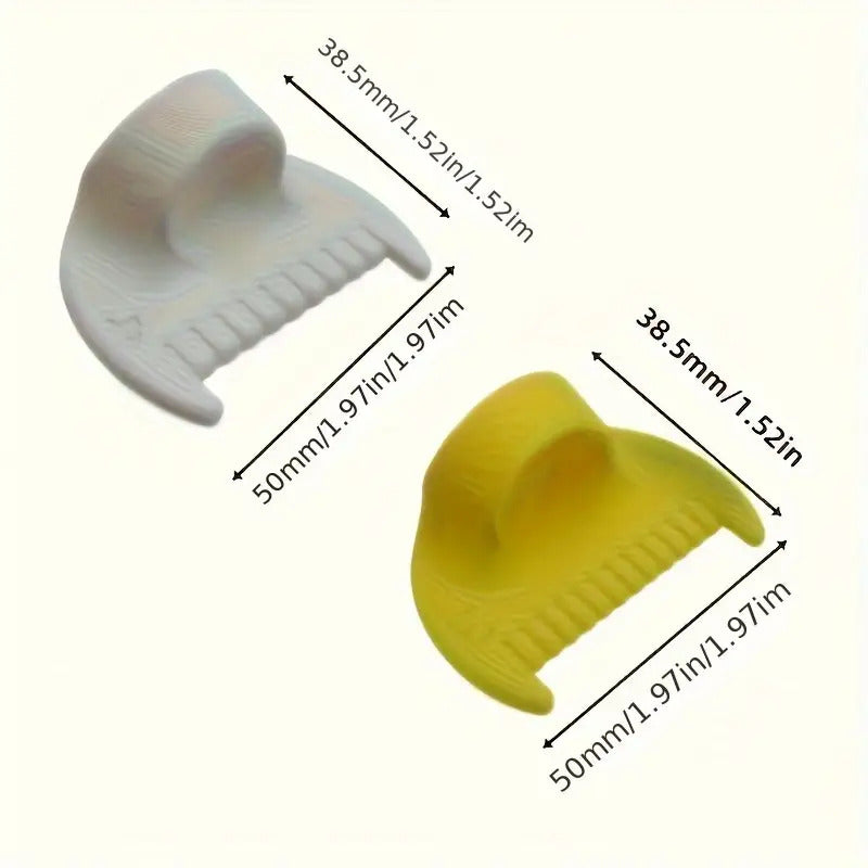 4pcs Simple Sewing Tools- Durable Plastic Edge Locking and Weaving Tools, Suitable for Beginners and Seniors, with Spacing of 4mm and 3mm, Perfect Hand Sewing Project Accessories| Ergonomic Design| Smooth Surface