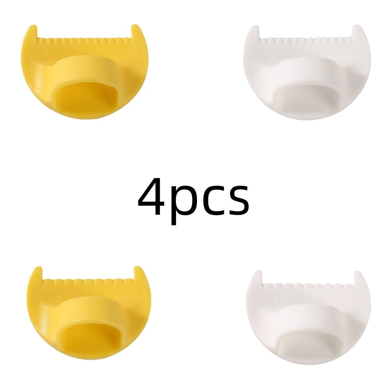 4pcs Simple Sewing Tools- Durable Plastic Edge Locking and Weaving Tools, Suitable for Beginners and Seniors, with Spacing of 4mm and 3mm, Perfect Hand Sewing Project Accessories| Ergonomic Design| Smooth Surface