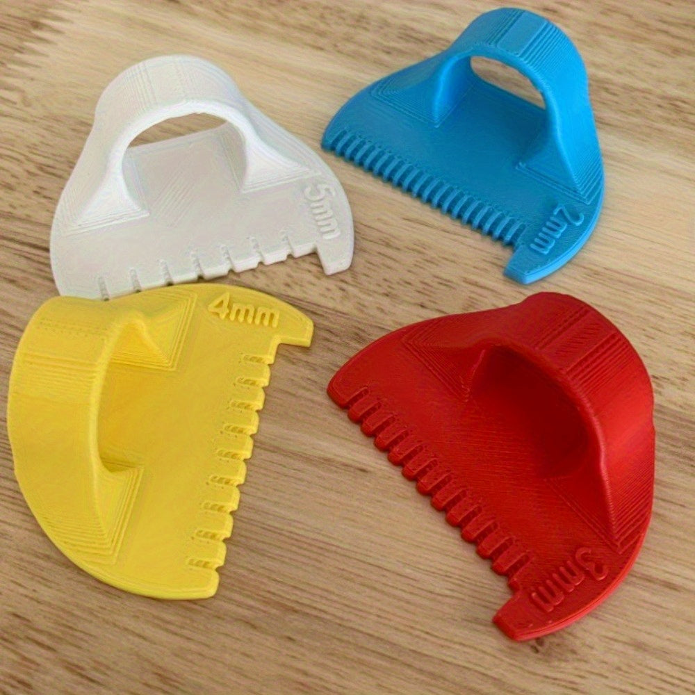 [Ergonomic Sewing Kit] 4pcs Hand Sewing 2/3/4mm Spacing Tool Set, Easy-to-Use Plastic Hand Sewing Kit for Beginners and Seniors - Perfect for DIY Crafts, Sewing Projects & Home Decor | Ergonomic Design | Durable Sewing Accessories | Manual Sewing Tools