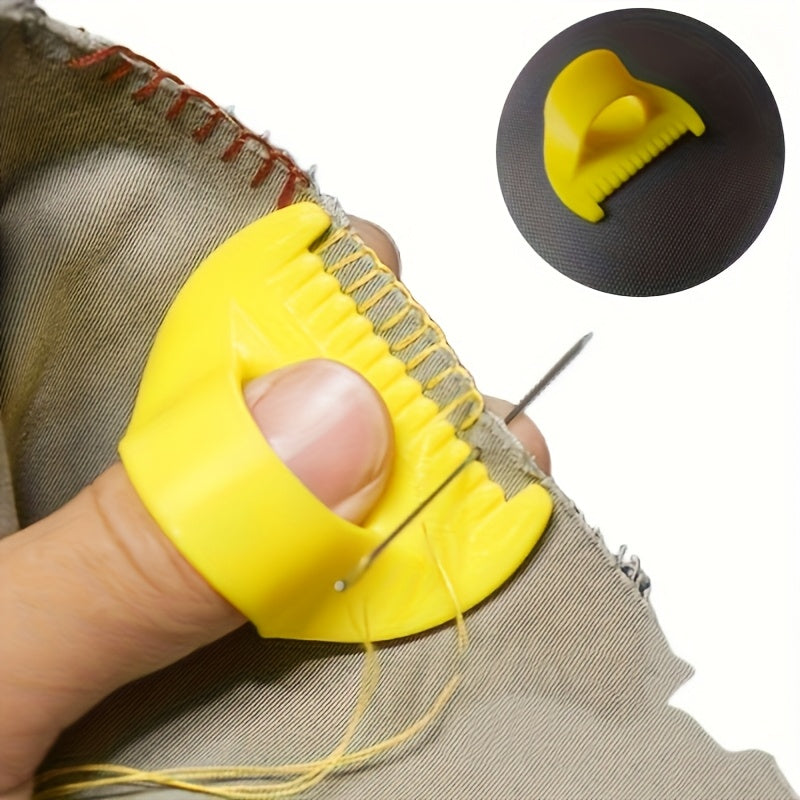 4pcs Simple Sewing Tools- Durable Plastic Edge Locking and Weaving Tools, Suitable for Beginners and Seniors, with Spacing of 4mm and 3mm, Perfect Hand Sewing Project Accessories| Ergonomic Design| Smooth Surface